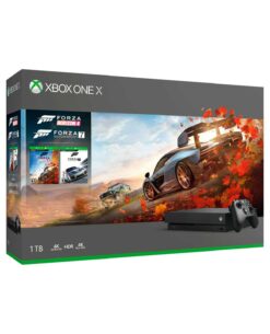 CONSOLA XBOX ONE X NEGRO 1TB CON FORZA HORIZON 4 Y FORZA MOTORSPORT 7