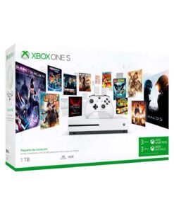 CONSOLA XBOX ONE S BLANCO 1TB CON 3 MESES DE GOLD Y GAME PASS