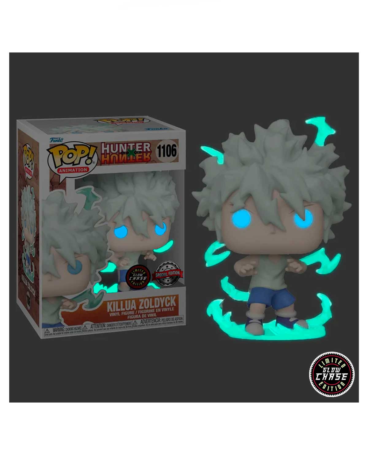 FIGURA POP ANIMATION HUNTER X HUNTER KILLUA GLOW CHASE - Image 4