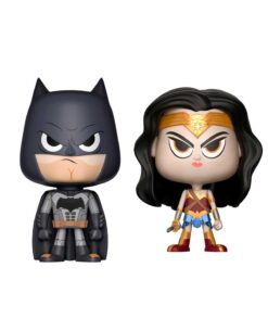 CONJUNTO DE FIGURAS VYNL DC COMICS WONDER WOMAN AND BATMAN