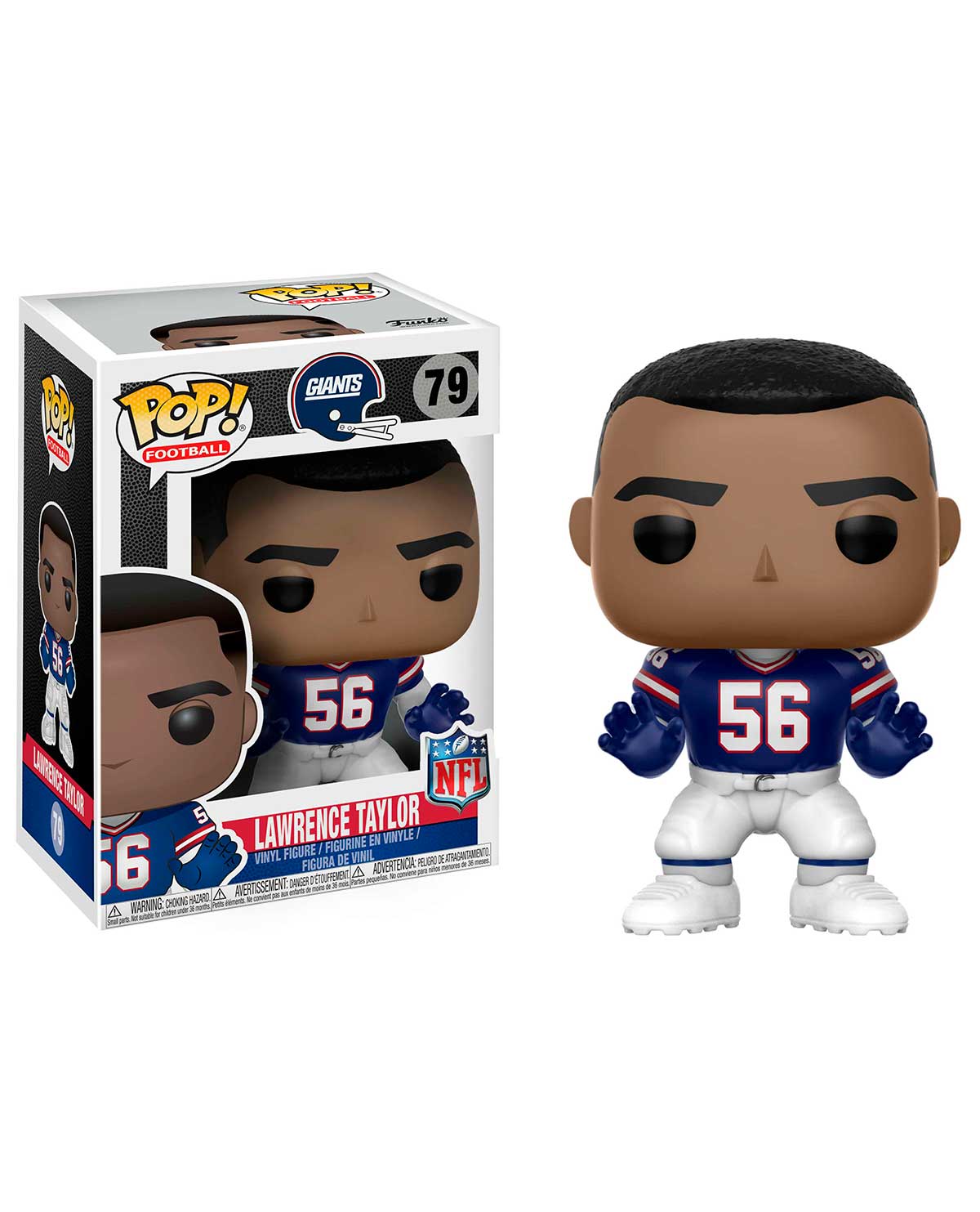 FIGURA POP NFL LAWRENCE TAYLOR GIANTS THROWBACk - Image 2