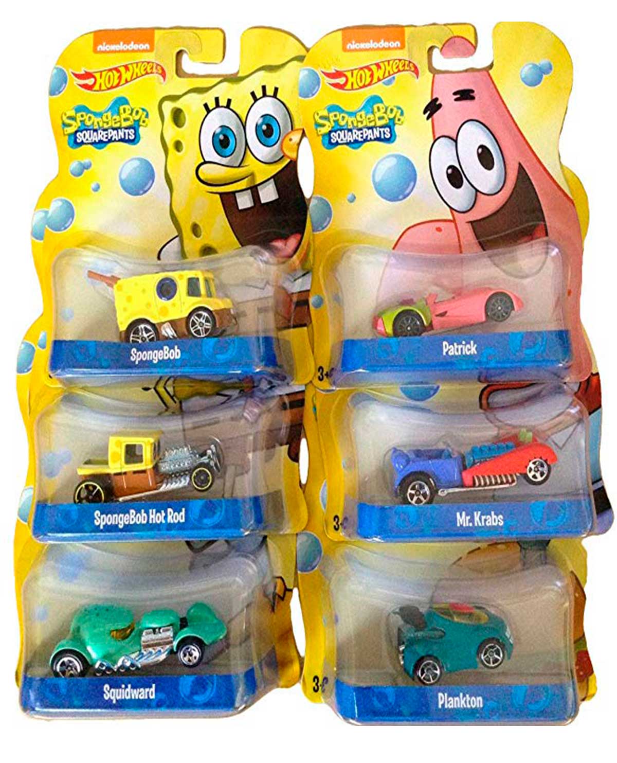 VEHICULO HOT WHEELS SPONGEBOB SQUAREPANTS
