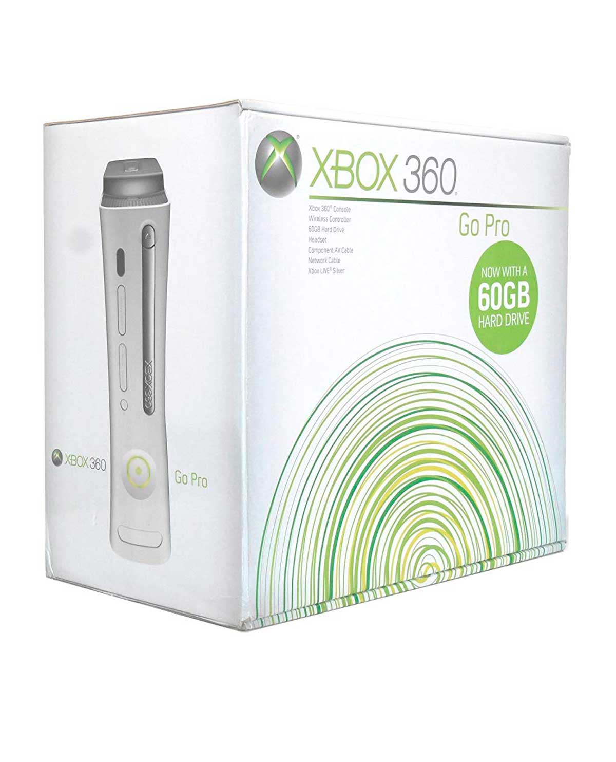 CONSOLA XBOX 360 GO PRO BLANCO 60GB