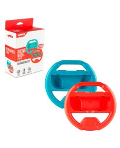 SET DE 2 VOLANTES AZUL Y ROJO KMD NINTENDO SWITCH