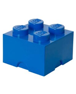 LONCHERA LEGO EN FORMA DE BLOQUE AZUL