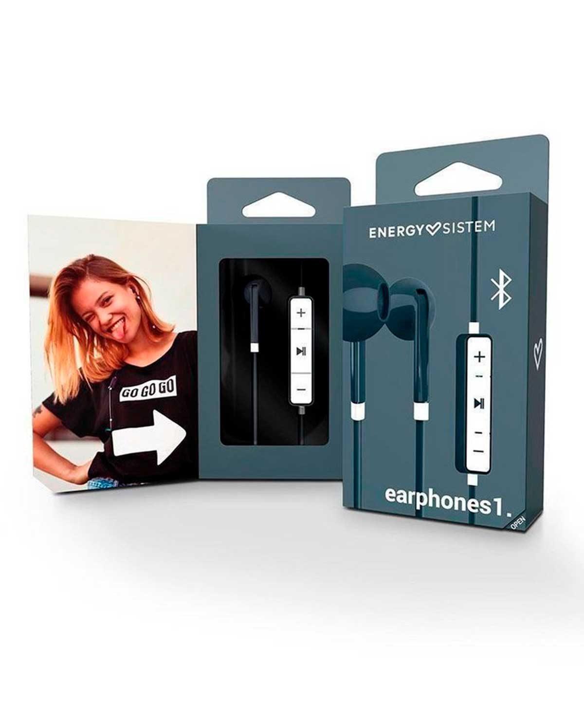 AUDIFONOS EARBUDS ENERGY SISTEM 1 GRIS - Image 2