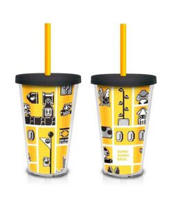 VASO DE PLASTICO SUPER MARIO PIXEL ART