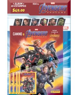 ALBUM AVENGERS ENDGAME CON CUATRO SOBRES