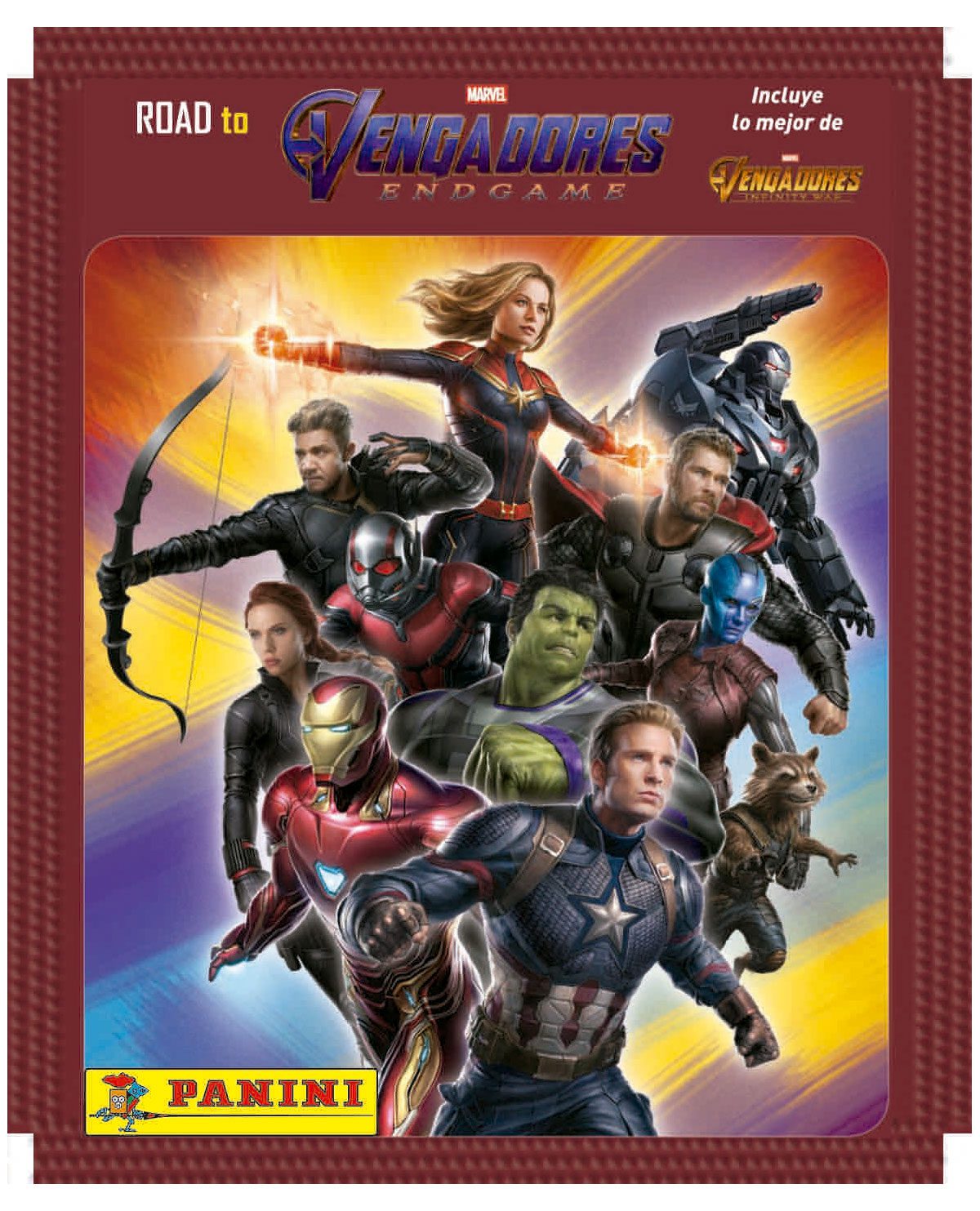 SOBRE DE CROMOS AVENGERS ENDGAME