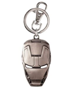 LLAVERO METALICO IRON MAN 3 HEAD