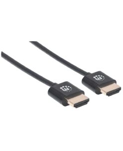 CABLE HDMI ULTRA DELGADO 3D 4K NEGRO 1 8 MTS