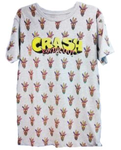 PLAYERA CRASH BANDICOOT AKU AKU GRIS MEDIANA