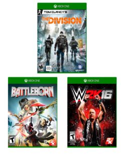 THE DIVISION BATTLEBORN WWE 2K16 BUNDLE
