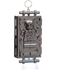 LLAVERO CON LUZ LED LEGO STAR WARS HAN SOLO IN CARBONITE