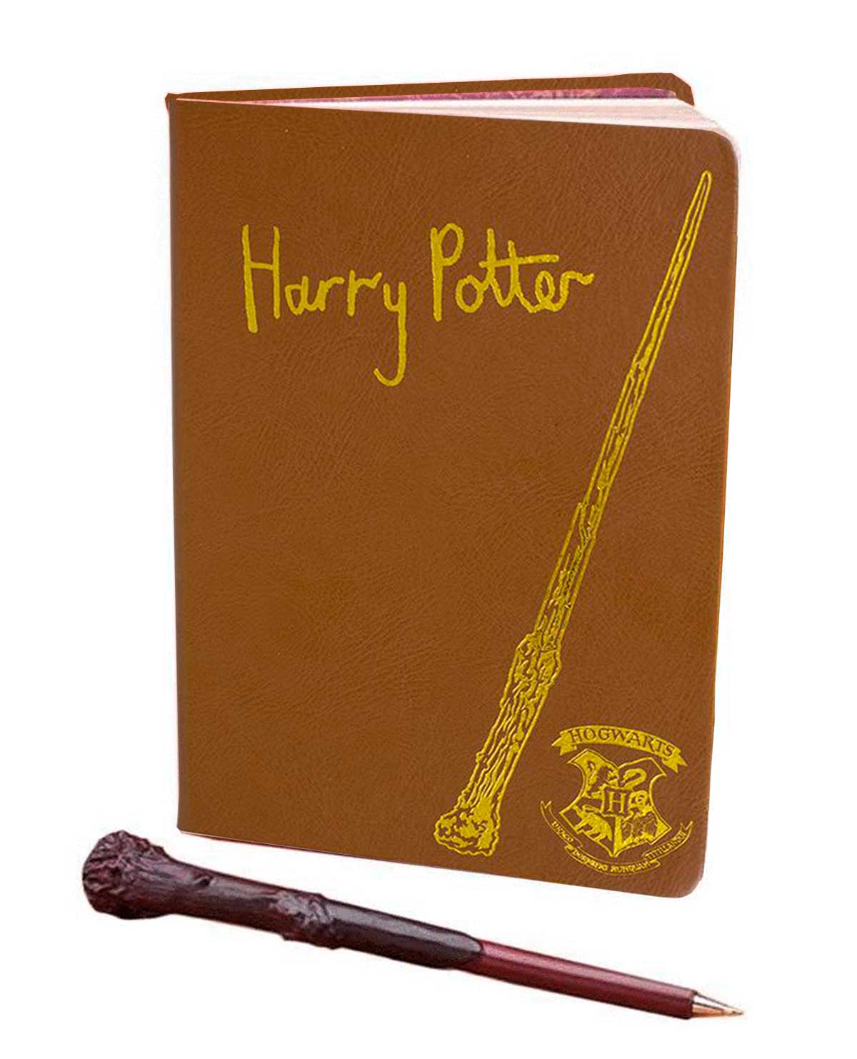 LIBRETA CON PLUMA EN FORMA DE VARITA HARRY POTTER CAFE