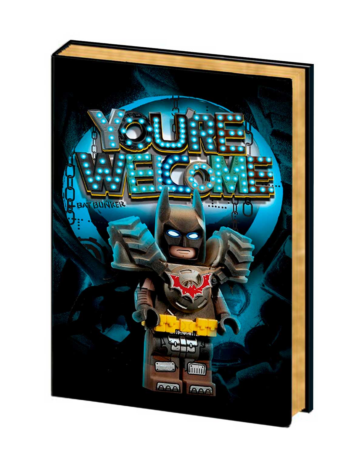 LIBRETA CON PLUMA INVISIBLE THE LEGO MOVIE 2 BATMAN NEGRA