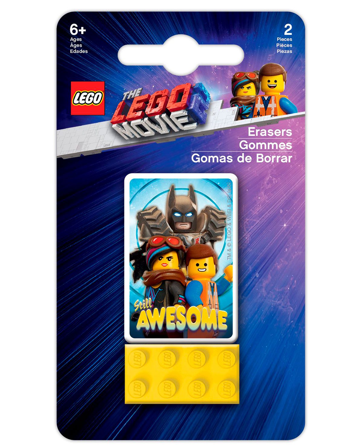 PAQUETE DE GOMAS LEGO MOVIE 2 OPERA ESPACIAL