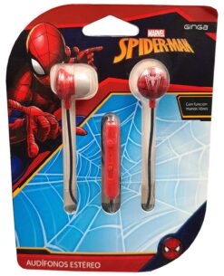 AUDIFONOS EARBUDS MARVEL SPIDERMAN ROJOS