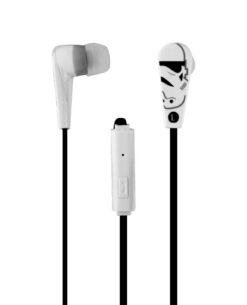 AUDIFONOS EARBUDS STAR WARS STROMTROOPER BLANCOS