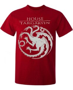 PLAYERA GAME OF THRONES HOUSE TARGARYEN ROJA CHICA