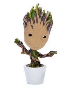 FIGURA GUARDIANS OF THE GALAXY POTTED GROOT METALIZADA