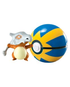 FIGURA POKEMON QUICK BALL Y CUBONE