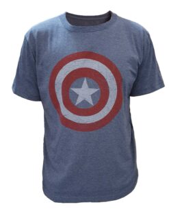 PLAYERA CAPITAN AMERICA AZUL GRANDE
