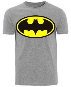 PLAYERA BATMAN LOGO GRIS MEDIANA