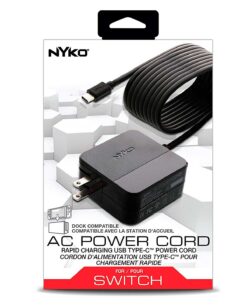 ADAPTADOR DE CORRIENTE NINTENDO SWITCH NYKO