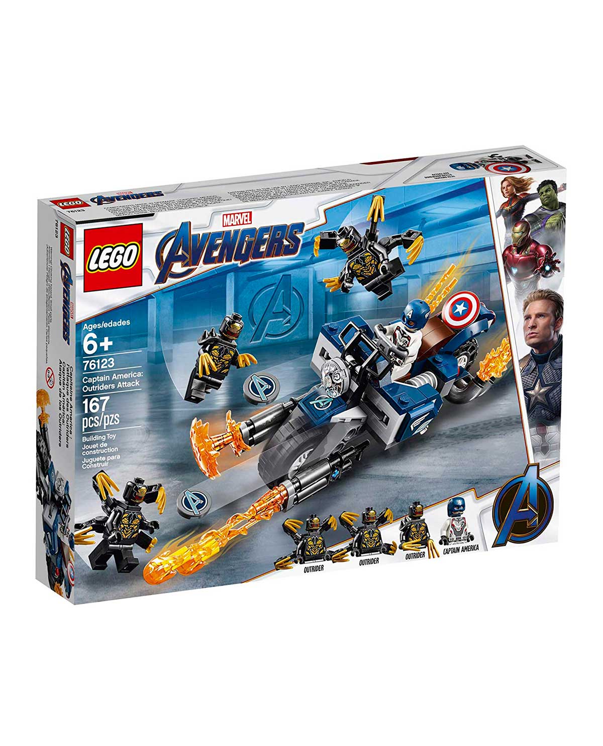 LEGO AVENGERS ENDGAME CAPITAN AMERICA ATAQUE DE LOS OUTIDER - Image 2