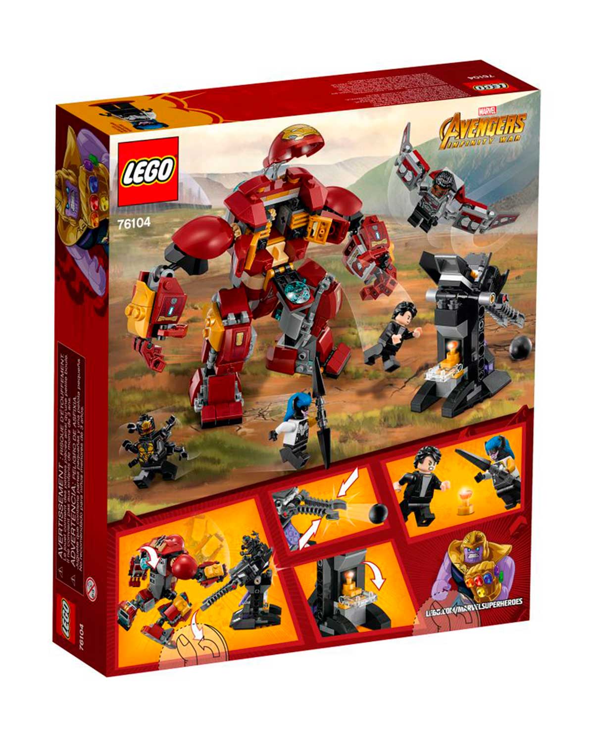LEGO MARVEL SUPER HEROES INCURSION DEMOLEDORA DEL HULKBUSTER - Image 2