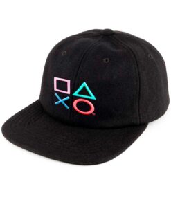 GORRA SNAPBACK PLAYSTATION BOTONES NEGRA