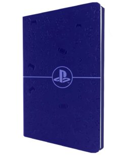 LIBRETA PLAYSTATION  FIGURAS AZUL