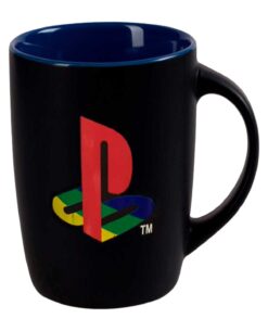 TAZA DE CERAMICA PLAYSTATION LOGO NEGRA