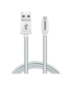 CABLE DE CARGA ADATA USB A MICRO USB GRIS 1 METRO