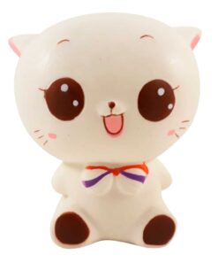 FIGURA ANTIESTRES SQUISHY GATO BLANCO