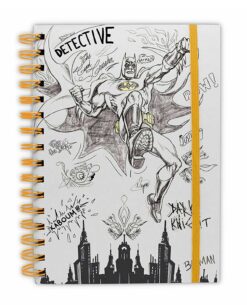 CUADERNO DC COMICS GRAPHIC BATMAN BLANCO