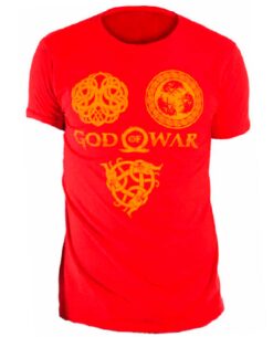 PLAYERA GOD OF WAR 4 LOGO ROJA GRANDE