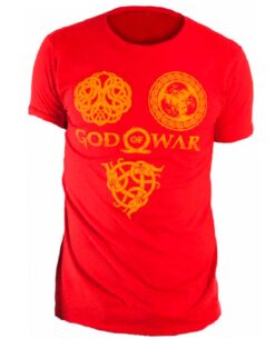 PLAYERA GOD OF WAR 4 LOGO ROJA MEDIANA