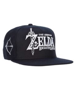 GORRA SNAPBACK THE LEGEND OF ZELDA BREATH OF THE WILD LOGO NEGRA