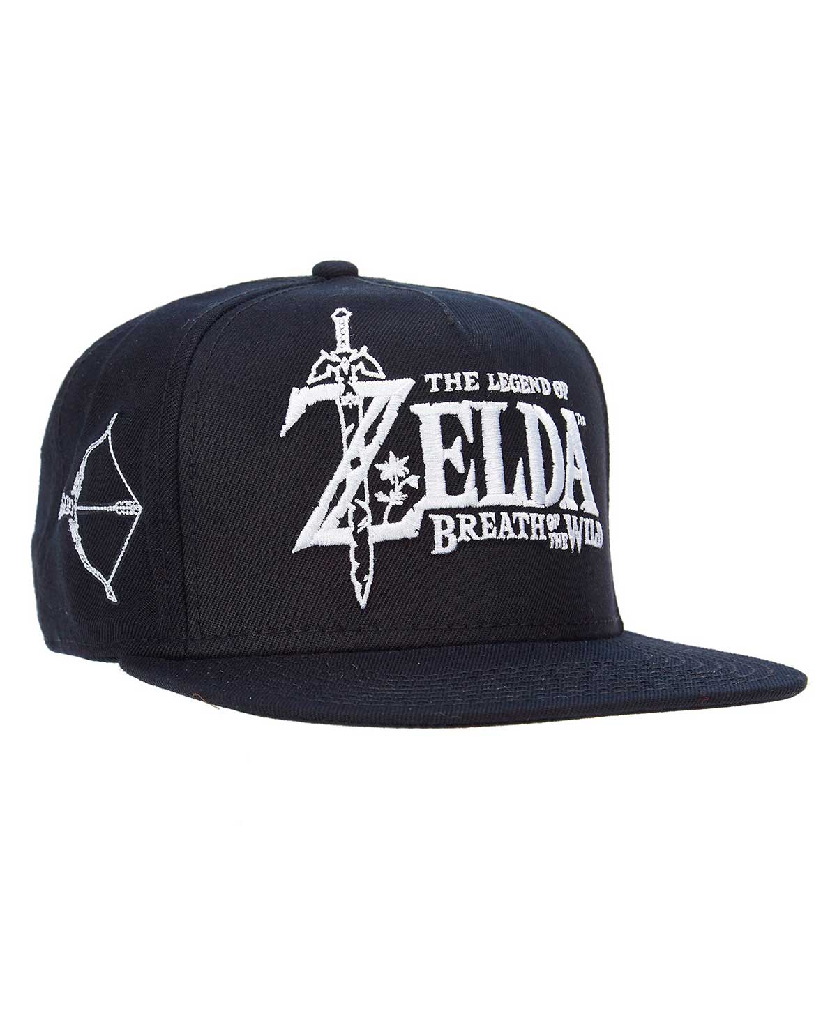 GORRA SNAPBACK THE LEGEND OF ZELDA BREATH OF THE WILD LOGO NEGRA