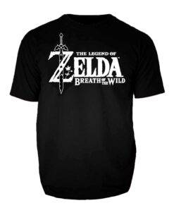 PLAYERA THE LEGEND OF ZELDA LOGO NEGRA CHICA