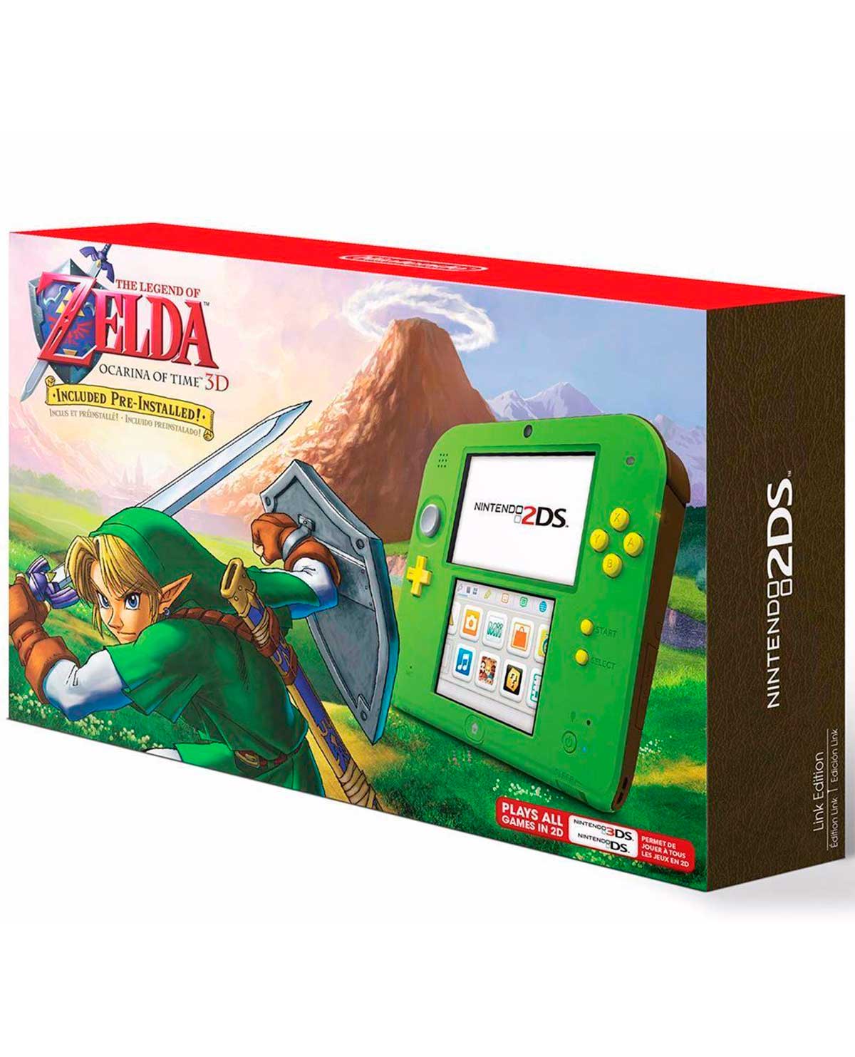 CONSOLA NINTENDO 2DS THE LEGEND OF ZELDA OCARINA OF TIME EDICION LIMITADA