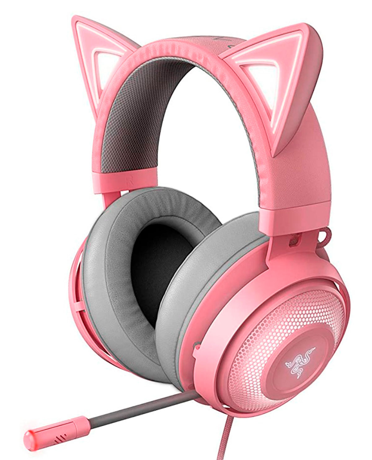 HEADSET ALAMBRICO RAZER KRAKEN KITTY QUARTZ