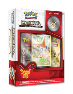 CAJA POKEMON TRADING CARD GAME MYTHICAL COLLECTION VICTINI
