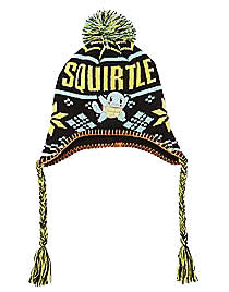 GORRO LAPLANDER POKEMON SQUIRTLE NEGRO