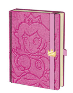 LIBRETA SUPER MARIO PRINCESA PEACH ROSA
