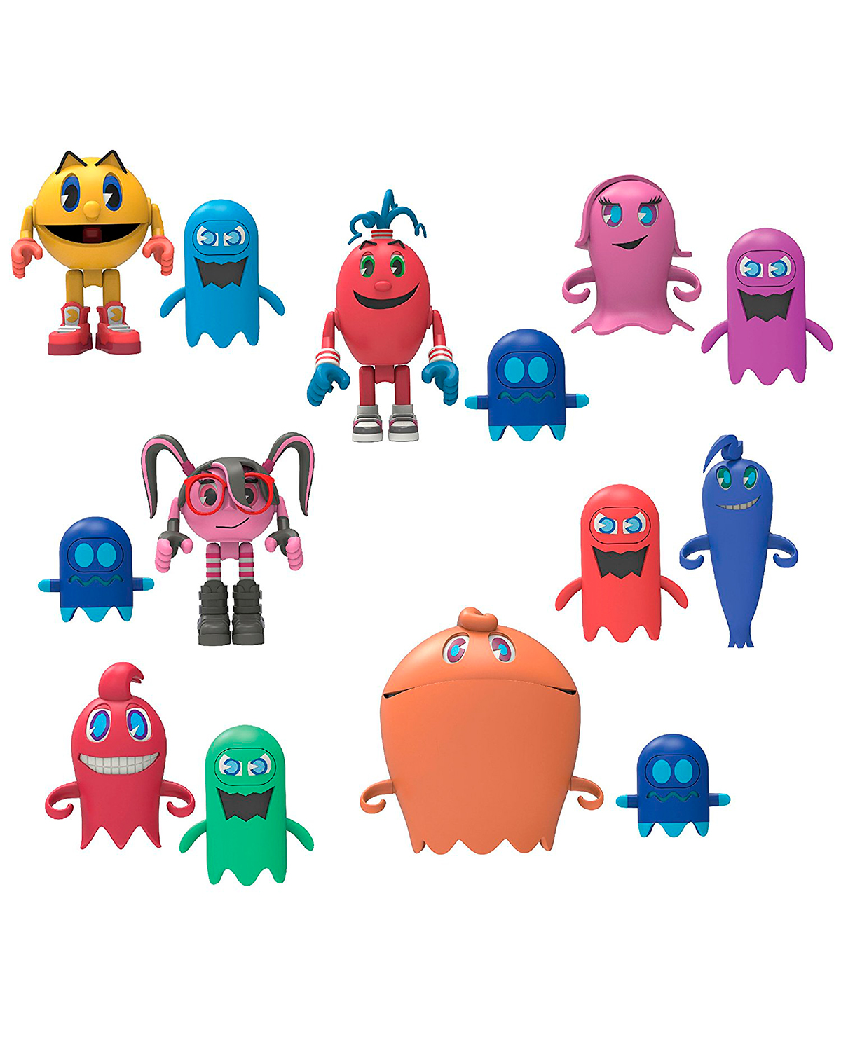 CONJUNTO DE FIGURAS MISTERIOSAS PAC-MAN AND THE GHOSTLY ADVENTURES S1