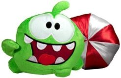 PELUCHE CUT THE ROPE OM NOM REVERSIBLE CARAMELO 15 CM