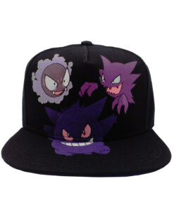 GORRA SNAPBACK POKEMON GENGAR NEGRA